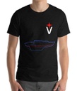 T-shirt: Albin Vega Outline (black)