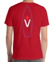T-shirt: Albin Vega Outline (red back)