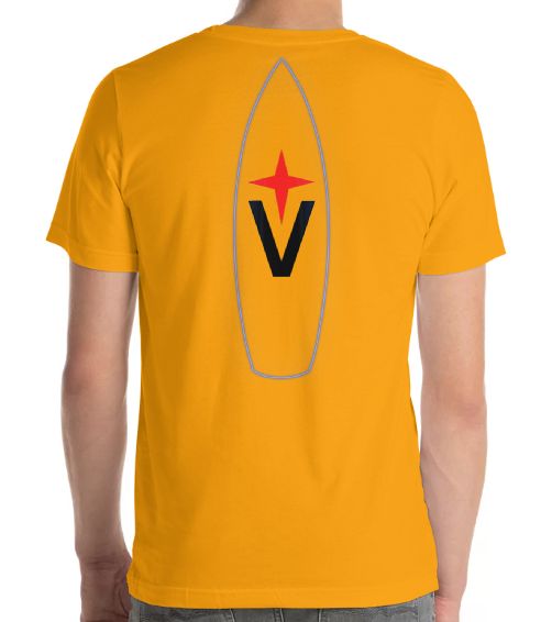 T-shirt: Albin Vega Outline (gold back)