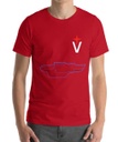 T-shirt: Albin Vega Outline (red)